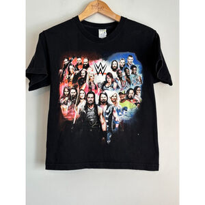 WWE Raw Smackdown Live Youth Large John Cena Wrestling Canadian Tour T'shirt